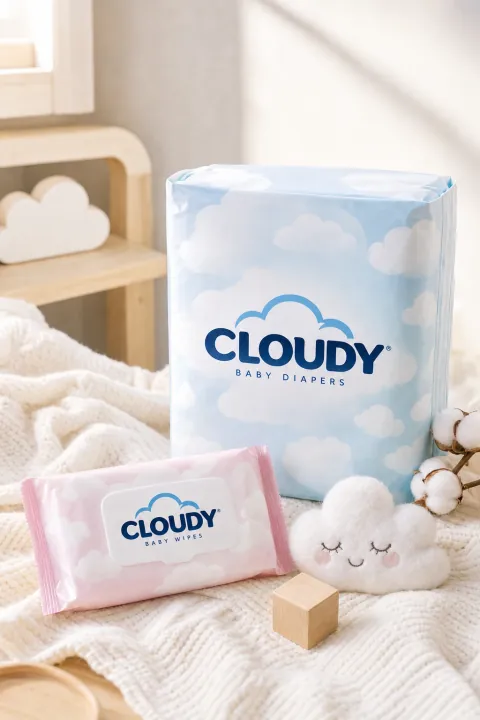 Cloudy Baby Diapers